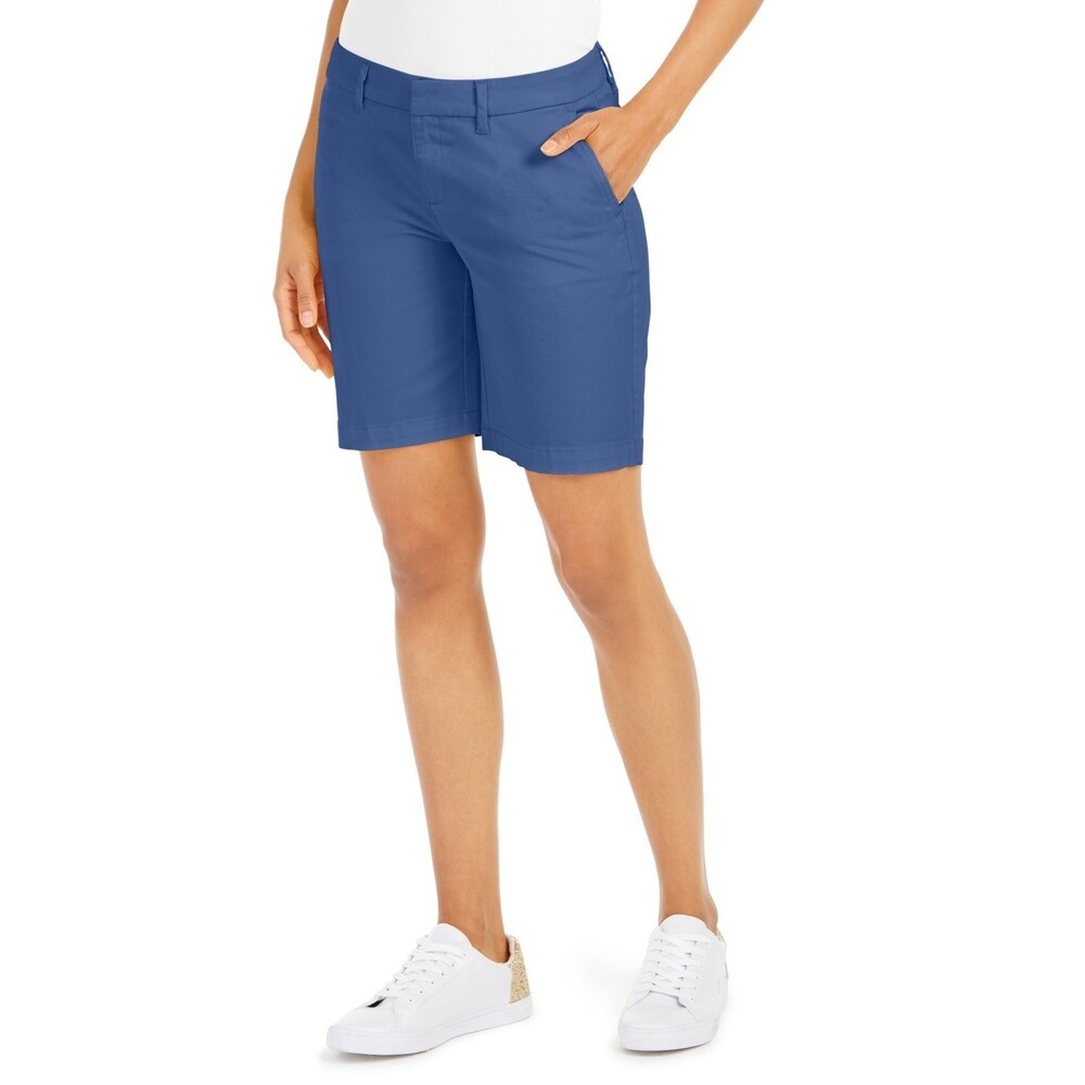 Tommy Hilfiger Plus Size  14 W Hollywood Bermuda Shorts - Amsterdam Blue